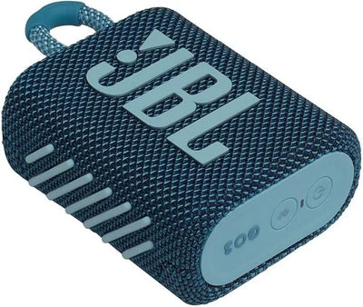 Bluetooth Speaker JBL GO 3 bleu – Enceinte Bluetooth portable et légère, aux basses intenses et au style audacieux JBL