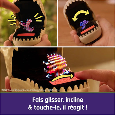 Jouets JURASSIC WORLD - BITZEE MON ANIMAL INTERACTIF 0681147085091 Connectable avec 1 Autre - Sons Réactions Et Jeux - Jeu pour Enfant SPIN MASTER