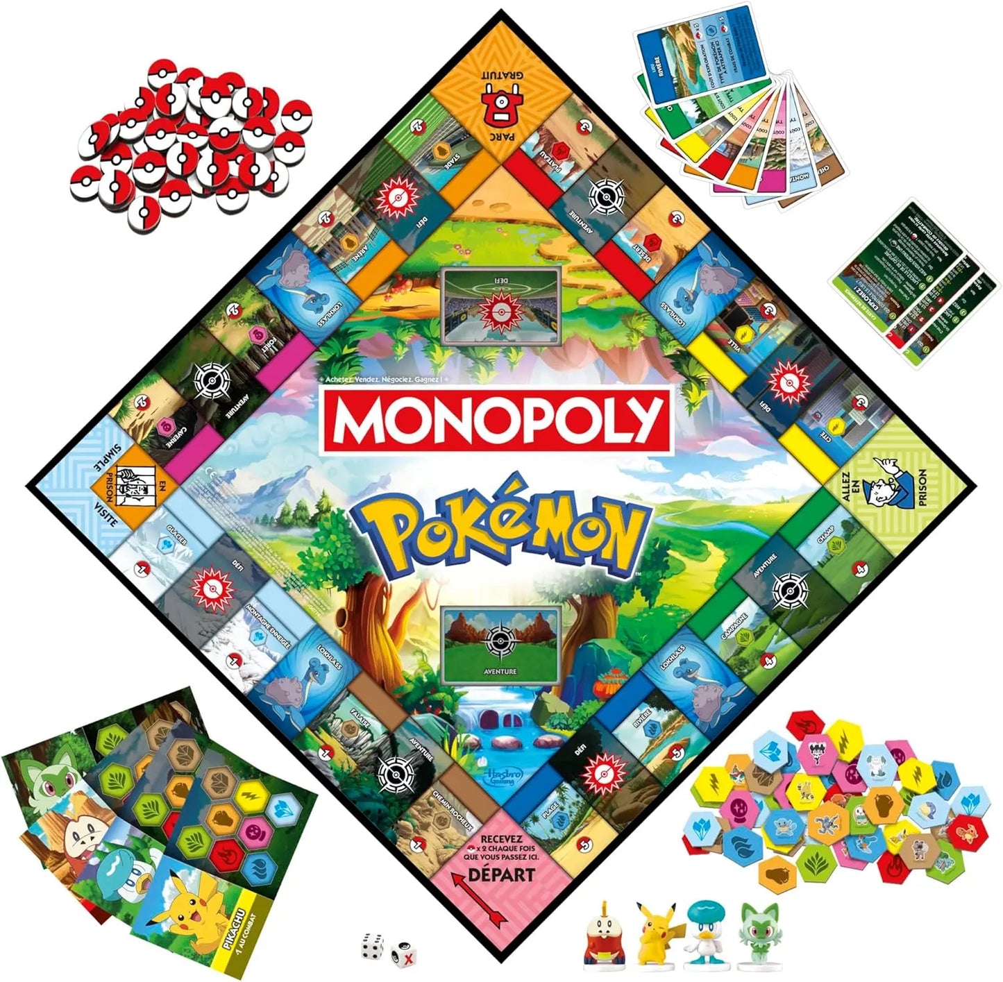 Jeu classique Monopoly édition Pokémon TECIN HOLDING