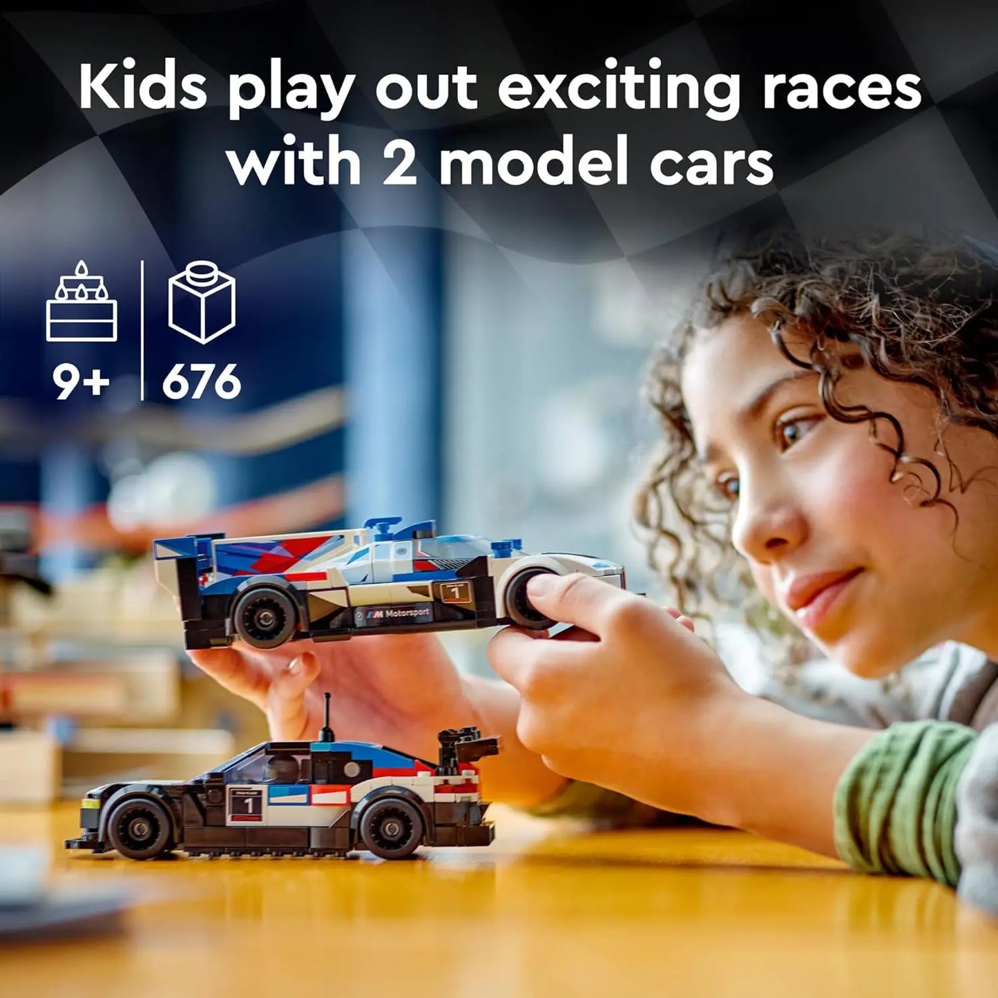 LEGO Speed Champions Voitures de Course BMW M4 GT3 et BMW M Hybrid V8, Véhicules Jouet pour Enfants, 2 Modèles à Construire, 2 Figurines de Pilotes, 76922 5702017583754 - TECIN HOLDING