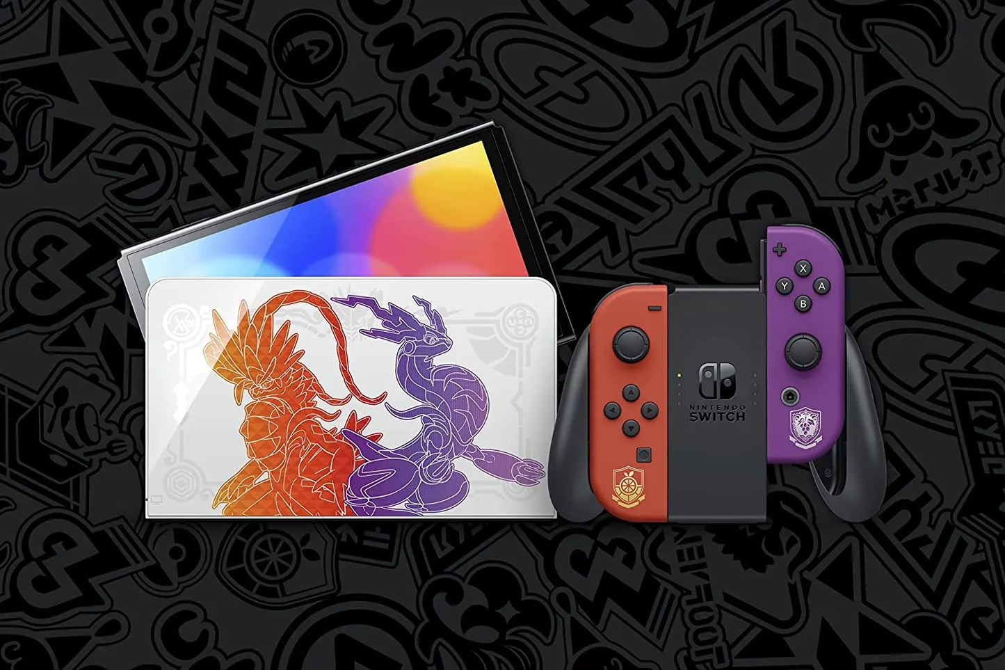 Nintendo Console Switch modèle Oled Pokemon Ecarlate et Violet Nintendo