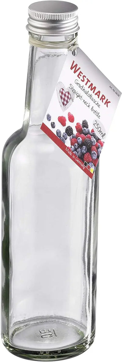 Bouteille Westmark ° Collier Bouteille 250 ML, Verre Transparent, 5,5 x 5,5 x 21 cm Westmark