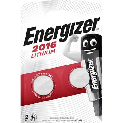 piles 2 Piles CR2016 Energizer Bouton Lithium 3V Energizer
