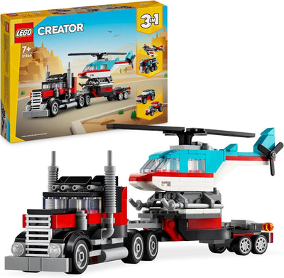jouet 31146 Lego Creator Le Camion Remorque avec hélicoptère lego