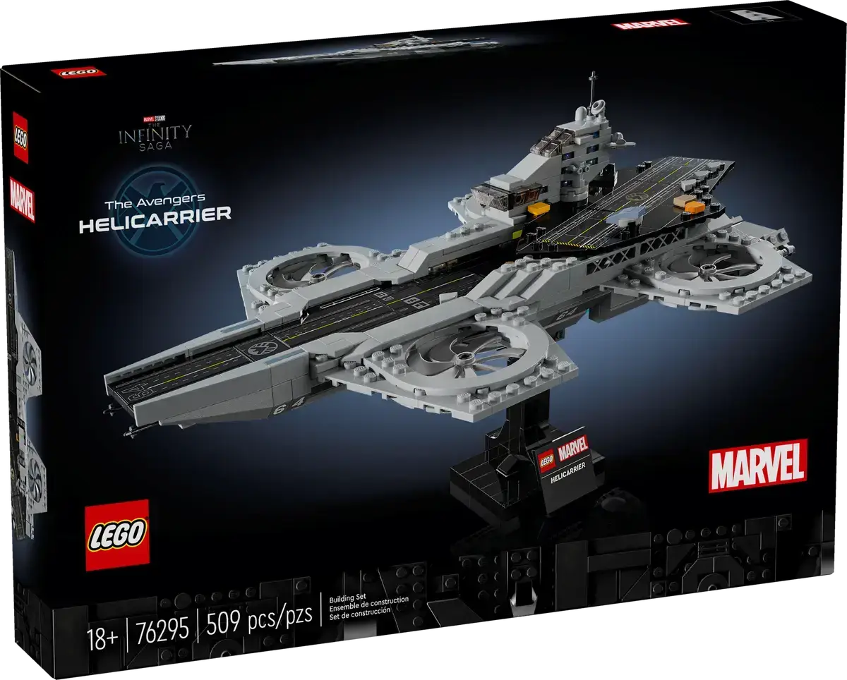jouet LEGO Marvel 76295 : The Avengers Helicarrier L'héliporteur des Avengers lego