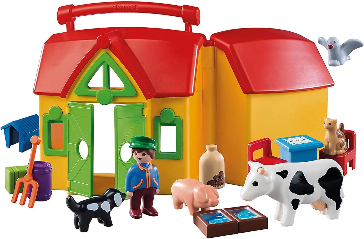 playmobil 6962 Ferme transportable avec animaux Playmobil 1.2.3 playmobil animaux sauvages playmobil