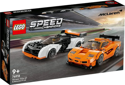 jeu de conduite 76918 Lego Speed Champions McLaren Solus GT et McLaren F1 LM Klutz