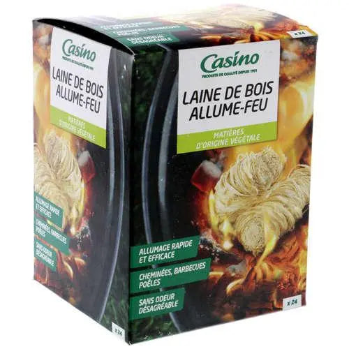 ALLUME FEU LAINE BOIS X24 CO Casino