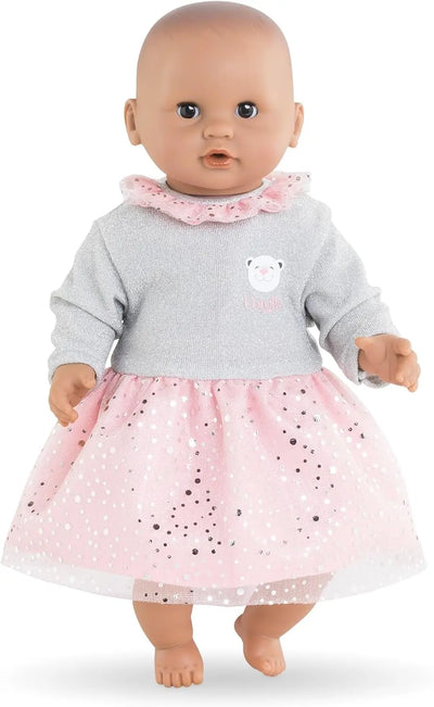 poupée "BB30 - ROBE SOIR DE FETE - VETEMENT POUR POUPON 30CM - COROLLE VETEMENTS " COROLLE