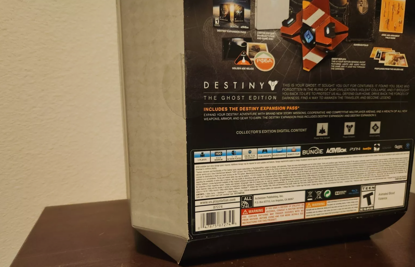 JEUX UNIQUEMENT PS4  Destiny The Ghost Edition Spectre Version Française  5030917146817 - TECIN HOLDING