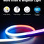 led Copie de Neon Ruban LED 5m, Guirlande Lumineuse Néon avec RVB-IC, Bande Lumineuse LED avec Synchronisation de la Musique, Fonctionne avec Alexa, Assistant Google(Ne Prend pas en Charge le WiFi 5G) amazon