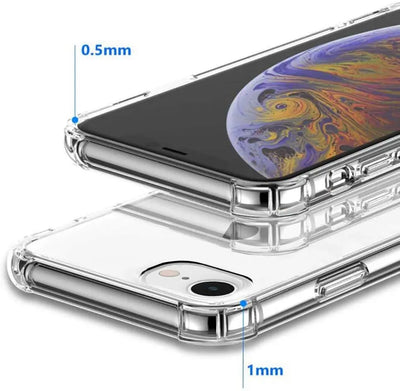 iPhone 7 Screen Protector Coque Compatible avec iPhone SE 2020 Antichoc Silicone + 2 Vitres en Verre trempé Protection écran APPLE