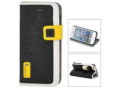 Coque étui housse Iphone 5/5S avec rabat Newtechno