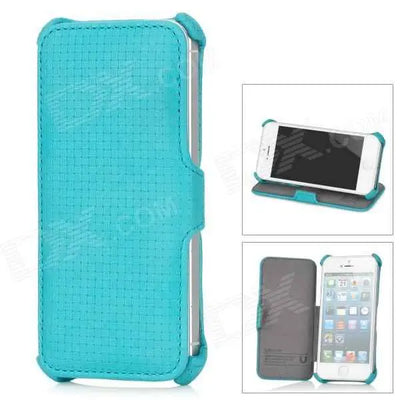 Coque étui housse Iphone 5/5S avec rabat Tecin.fr