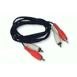 Cordon 2 x RCA mâle / 2 x RCA mâle, Audio stéréo, 1m20 Tecin.fr