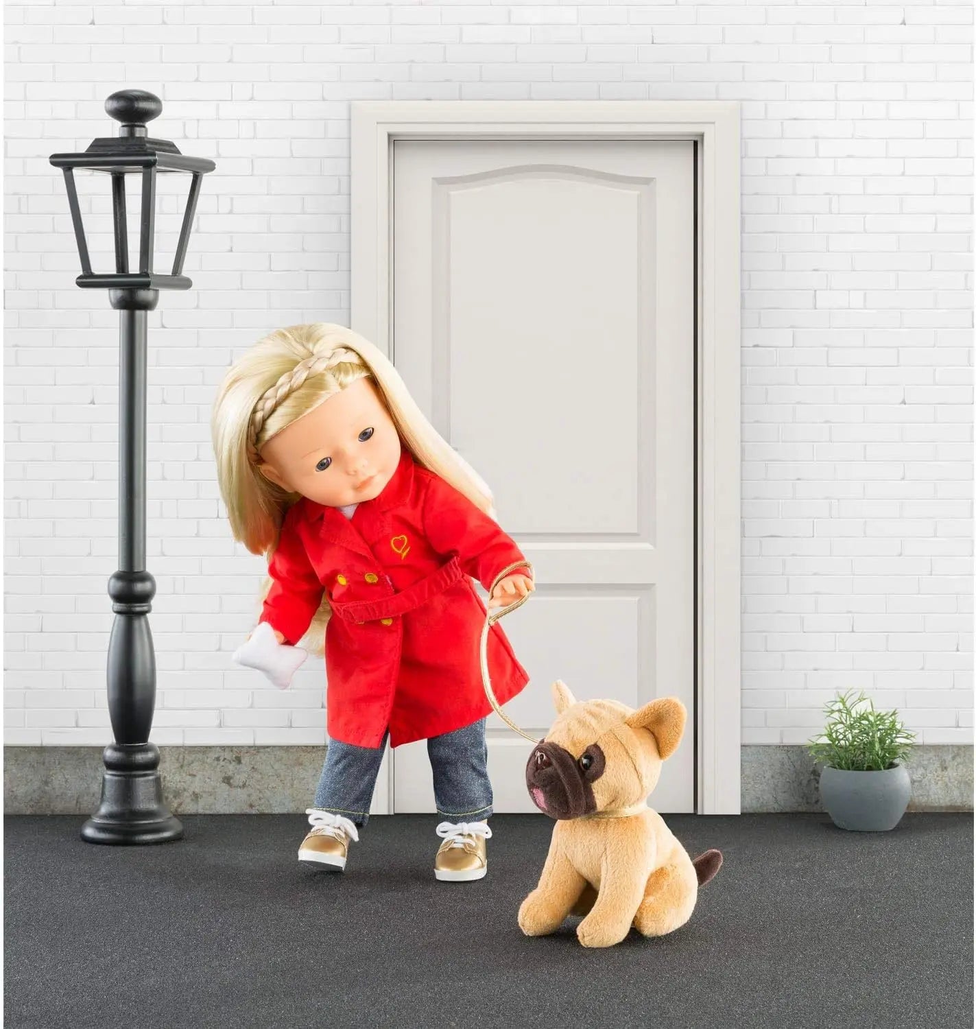 jouet pour enfant Corolle - Ensemble Chien, Laisse et os, pour poupée Ma Corolle, dès 4 ans, 9000212070 4062013212074 COROLLE