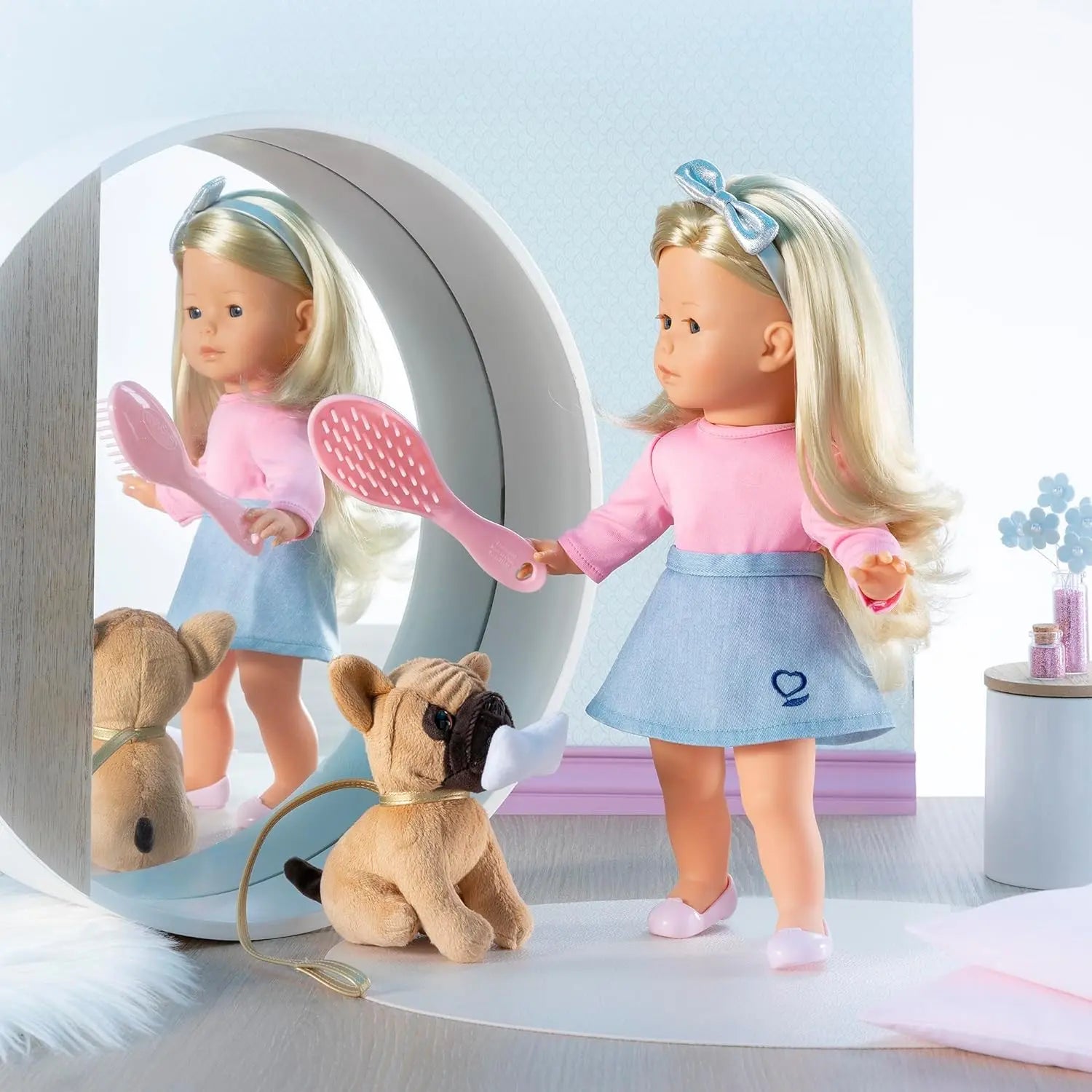 jouet pour enfant Corolle - Ensemble Chien, Laisse et os, pour poupée Ma Corolle, dès 4 ans, 9000212070 4062013212074 COROLLE