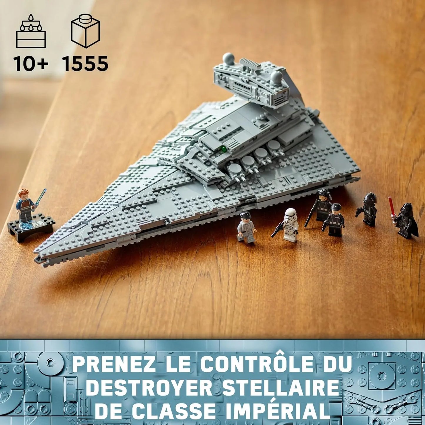 Jouets & Jeux Destroyer Stellaire de Classe Impérial - Star Wars LEGO Star Wars 75394 Destroyer Stellaire de Classe Impérial - Jeu de Construction avec Vaisseau Spatial LEGO