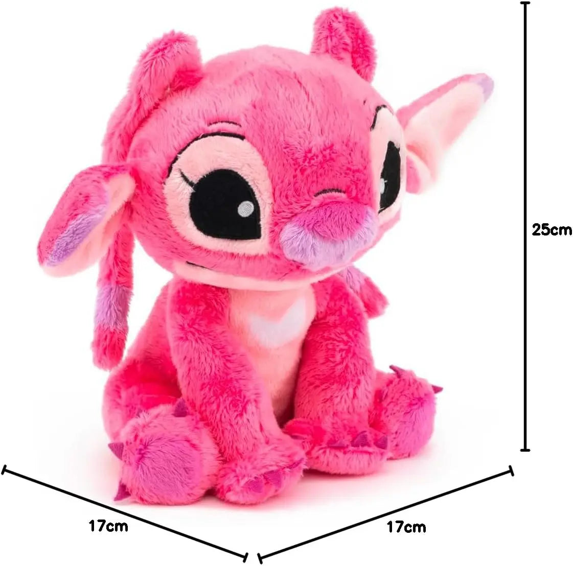Jouets & Jeux Disney - Lilo & Stitch, Angel, Rose 25 cm, à partir de 0 Mois Disney