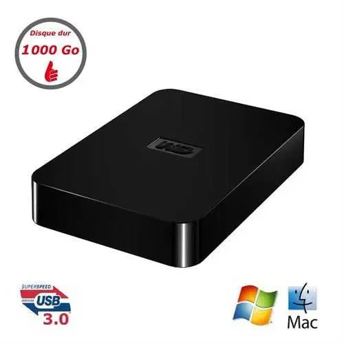 Disque dur externe 1 TO USB 3.0 1000 GO Tecin.fr