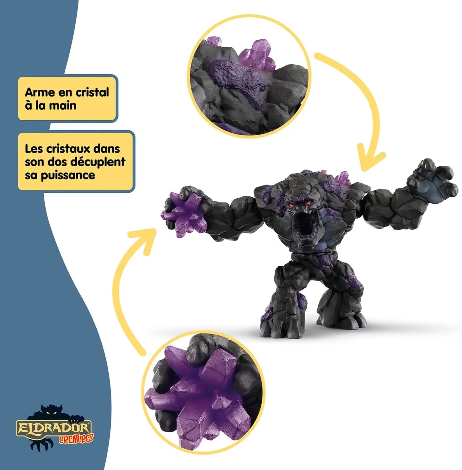 Figurines FIGURINE - MONSTRE DES TENEBRES - PIERRE 41130972 Schleich