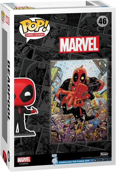 Figurines jouets Funko Pop! Comic Cover: Marvel - Deadpool (2025) #1 Deadpool in Black Suit POP