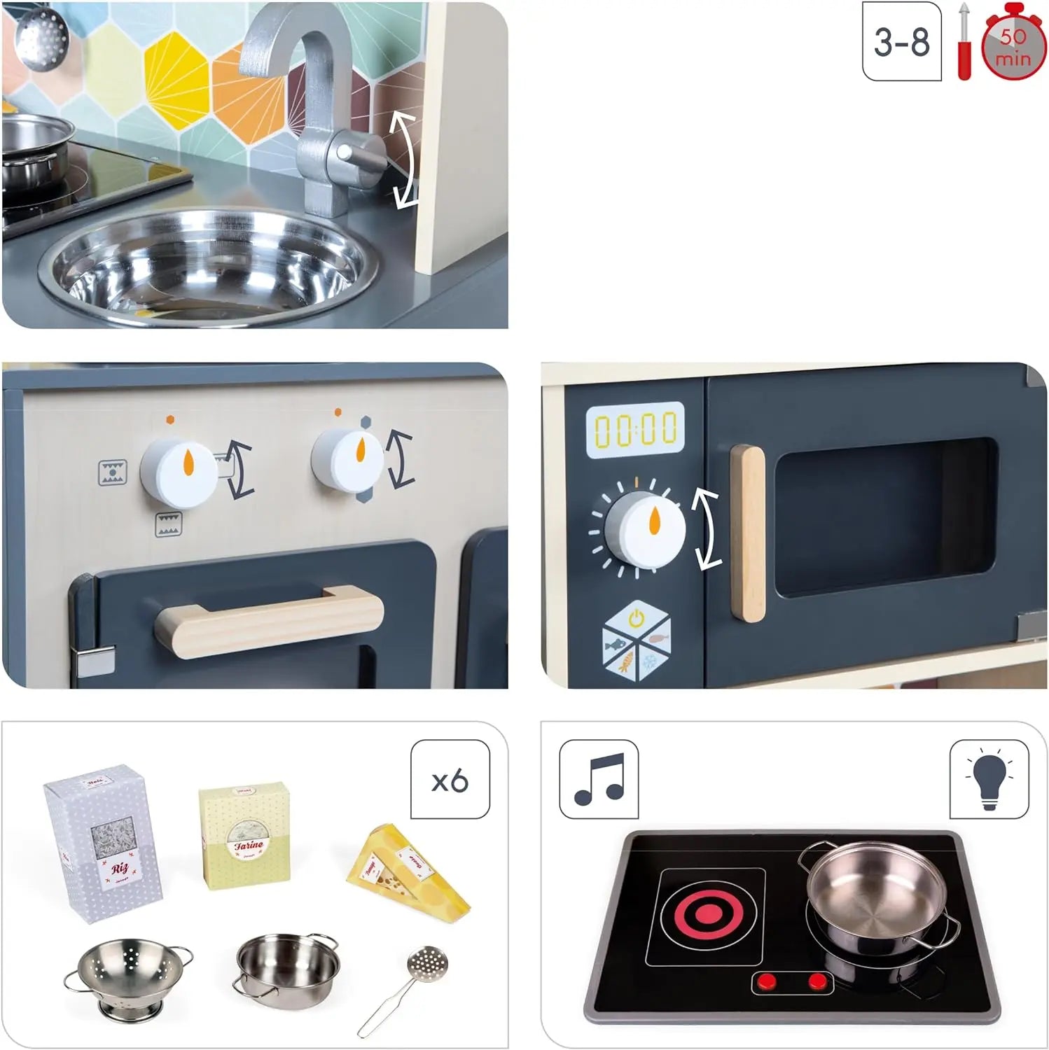 jouet Grande Cuisine Janod Mozaïc JANOD