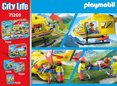 playmobil Hélicoptère de secours Playmobil City Life 71203 PLAYMOBIL