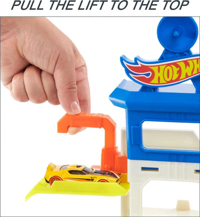 jouet pour enfant Hot Wheels® City Coffret L’Attaque du Requin avec 1 Voiture et Un Circuit avec créature redoutable, se connecte à d’Autres Coffrets, Jouet Enfant, Dès 4 Ans, HDP06 Hot Wheels