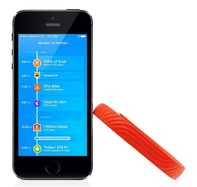 Jawbone UP24 Small Rouge - Bracelet avec capteurs d'activité Jawbone