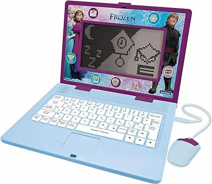 jouets pour enfant LA Reine Des Neiges Ordinateur Éducatif Bilingue Lexibook Disney