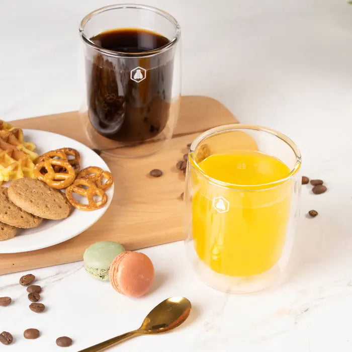 LAGUIOLE CUISSON 2 Tasses à Cappuccino Double Paroi - 250ml TECIN HOLDING