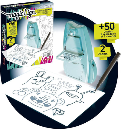 Jouet LANSAY Magic Lign Projecteur Pocket Dessins et Coloriages Lansay