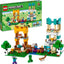 lego LEGO 21249 Minecraft La Boîte de Construction 4.0, Set 2en1 Construisez des Tours de Rivière ou Une Cabane de Chat, avec Les Figurines Alex, Steve, Creeper et Zombie Mobs, Jouets pour Enfants 5702017415840 lego
