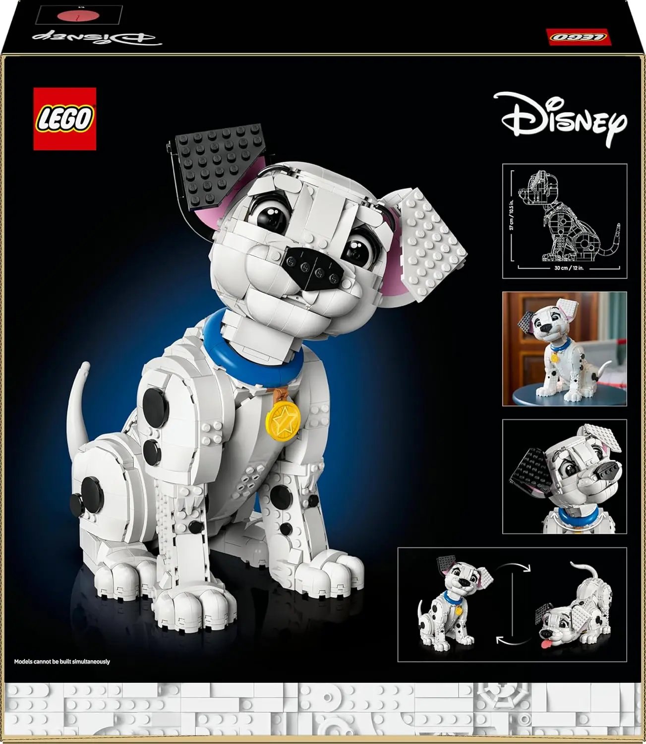 jouet lego LEGO 43269  Disney Le Chiot des 101 Dalmatiens - Set de Construction Personnalisable pour Adulte - Figurine à Transformer 5702017813967 LEGO