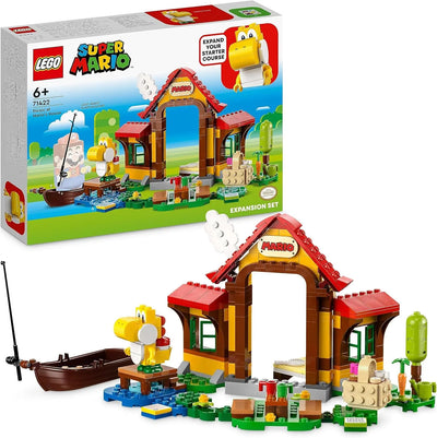 jouet LEGO 71422 Super Mario Ensemble d’Extension Pique-Nique chez Mario, Jouet à Construire avec Figurine de Yoshi lego
