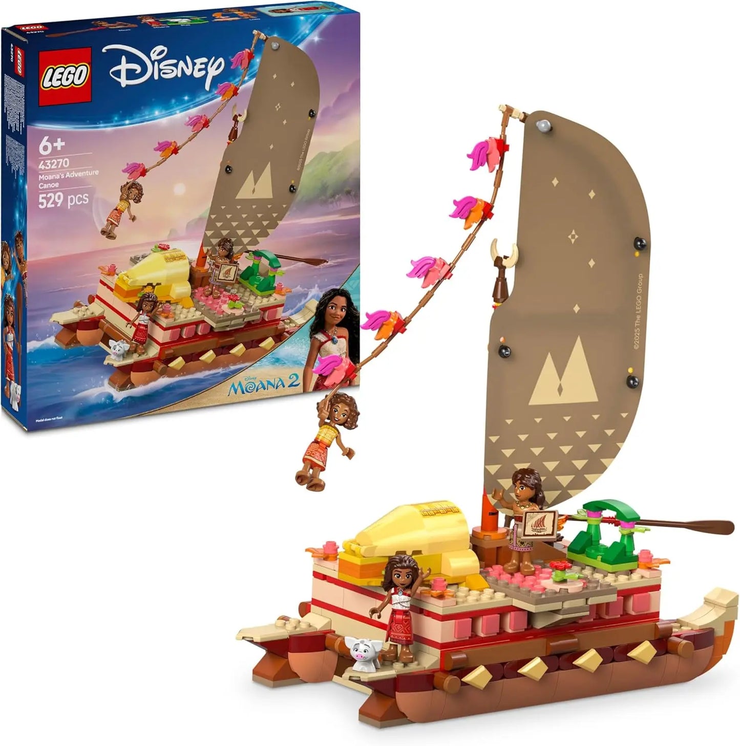 LEGO Disney 43270 LEGO Disney Le bateau d'aventure de Vaiana TECIN HOLDING