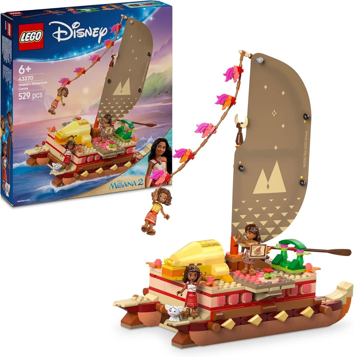 LEGO Disney 43270 LEGO Disney Le bateau d'aventure de Vaiana TECIN HOLDING