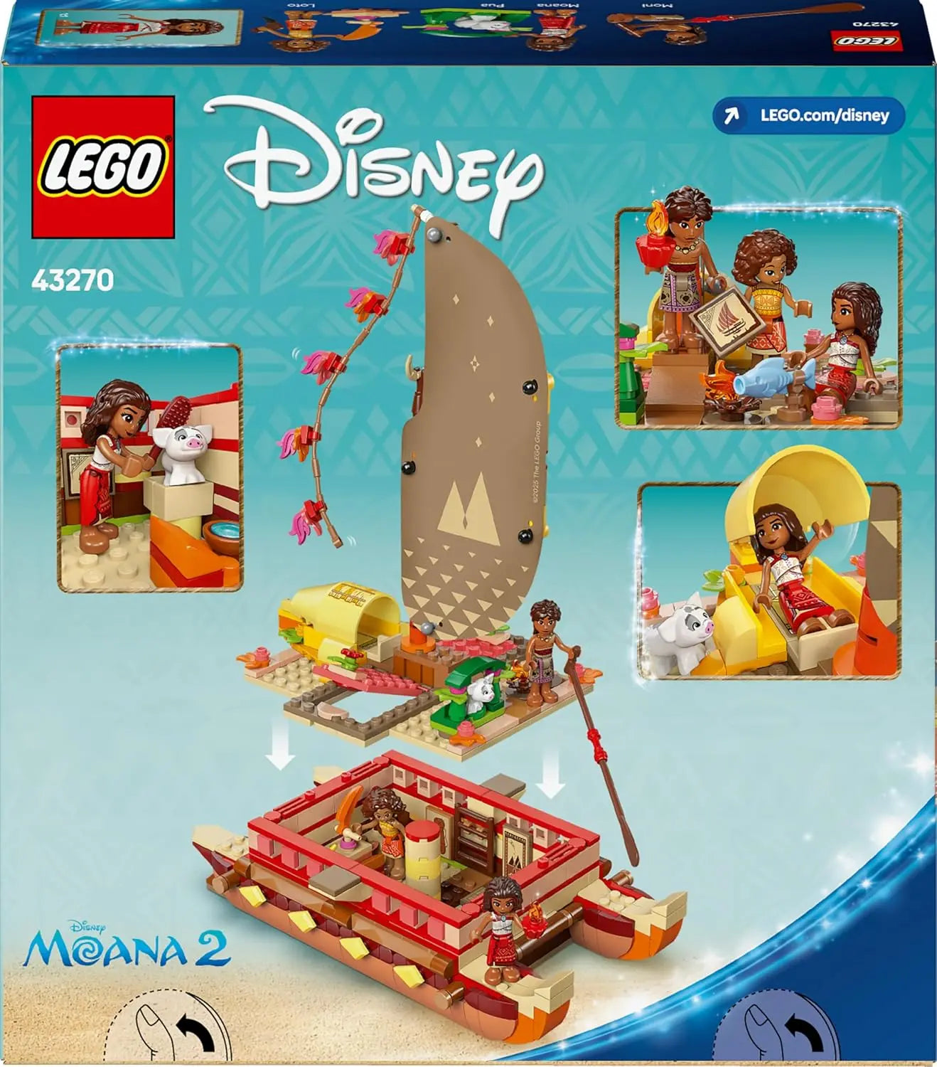 LEGO Disney 43270 LEGO Disney Le bateau d'aventure de Vaiana TECIN HOLDING
