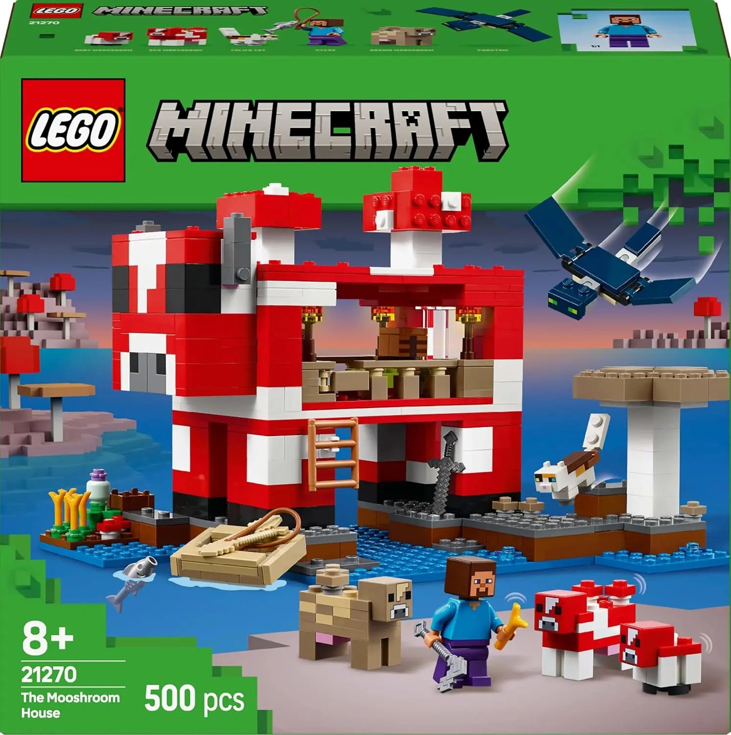 jouet LEGO MINECRAFT 21270 LA MAISON DES CHAMPIMEUHS LEGO