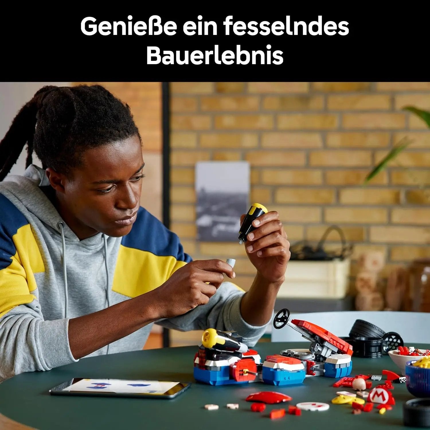 Jouets et jeux LEGO Mario Kart - Mario Et Kart Standard - Figurine Collector De Personnage Nintendo - Maquette De Voiture à Construire pour Fans De Jeux Vidéo - Cadeau pour Adulte 72037 LEGO
