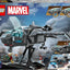 jouet LEGO Marvel 76248 Le Quinjet des Avengers, Jouet de Vaisseau Spatial pour Noël, avec Minifigurines Thor, Iron Man, Black Widow lego