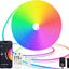 Luminaires Lamomo Néon Ruban LED RGB , 12V avec Contrôle Bluetooth APP Dimmable, Synchronisation de Musique, Flexible Etanche NANOLEAF