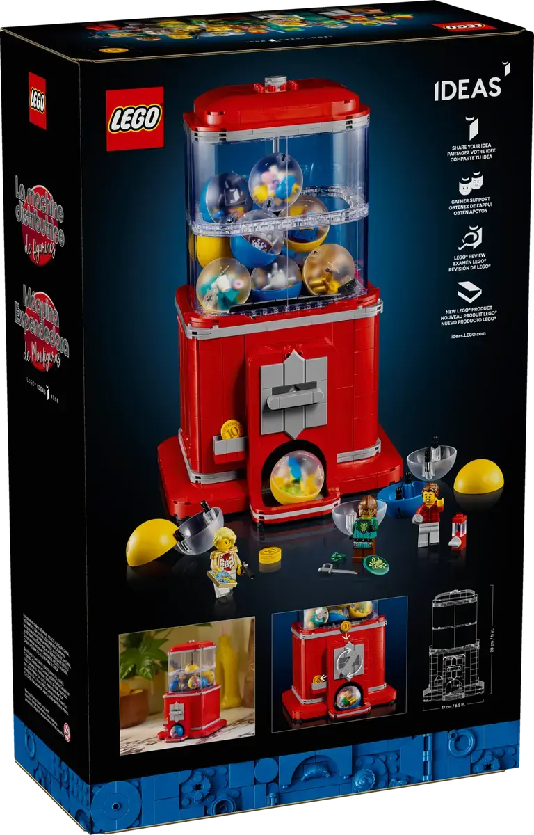 Le distributeur de minifigurines 21358 LEGO Ideas 21358: Minifigure Vending Machine TECIN HOLDING
