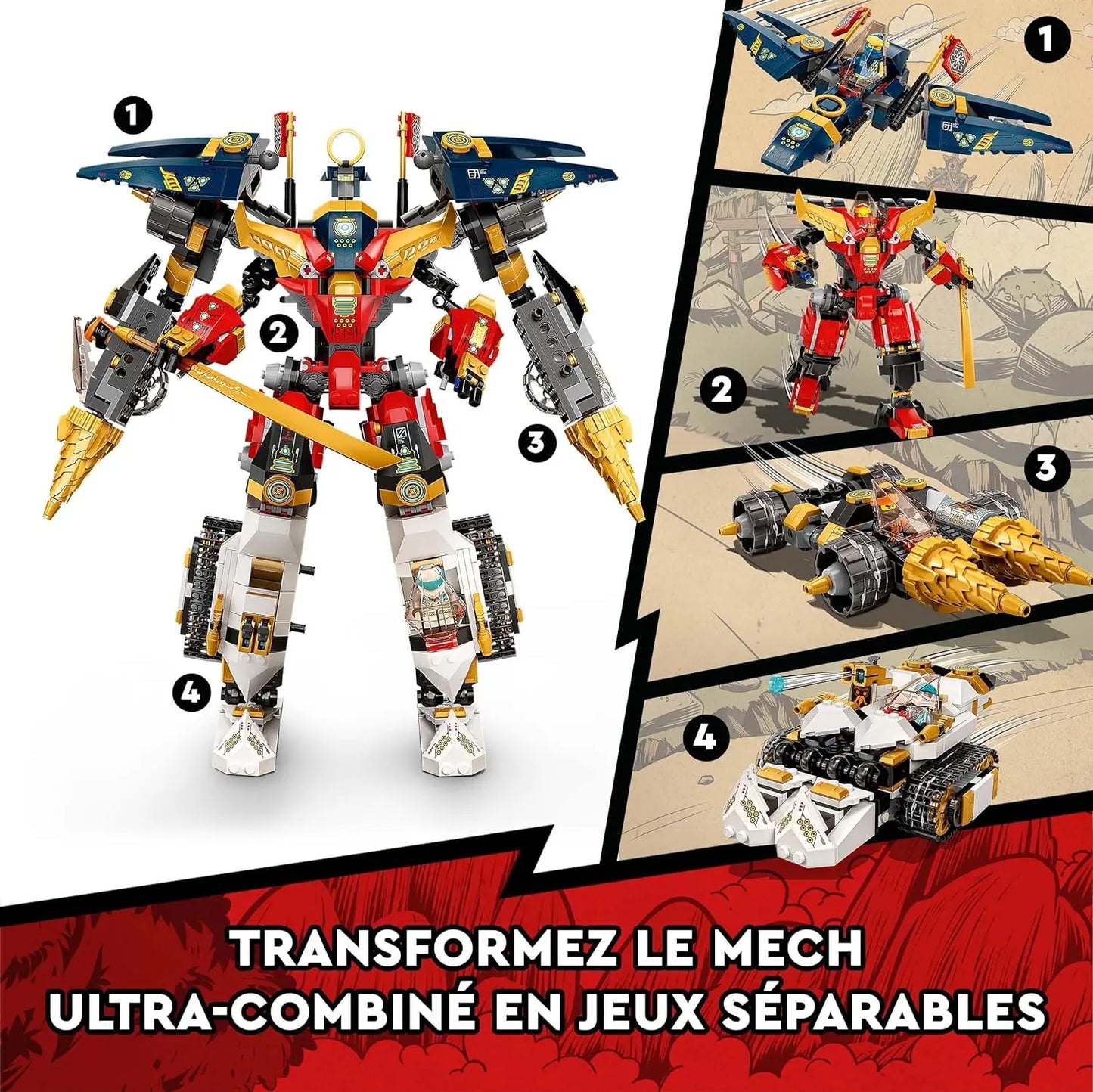 lego Lego 71765 Le robot Ultra combo Ninja lego