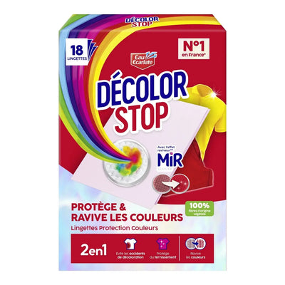 Lingettes Décolorations Protège & Ravive les Couleurs DECOLOR STOP TECIN HOLDING