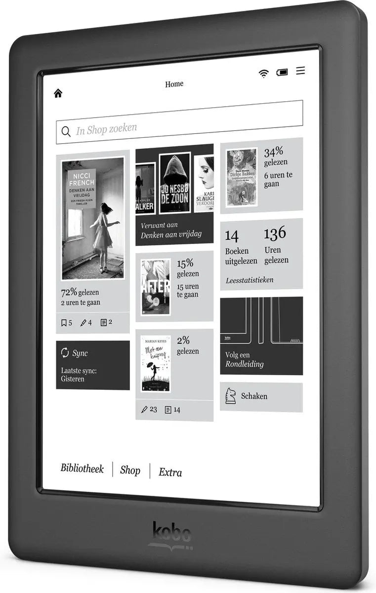 Tablette Liseuse numérique Kobo by TECIN Glo HD Noir Kobo