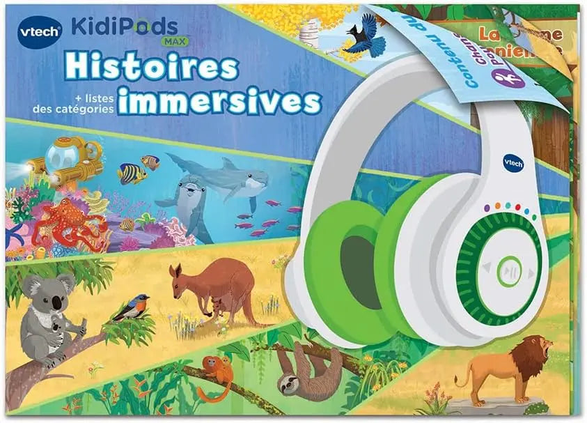 casque gaming Mon Casque Interactif 7 en 1 Vtech Kidipods Max VTECH