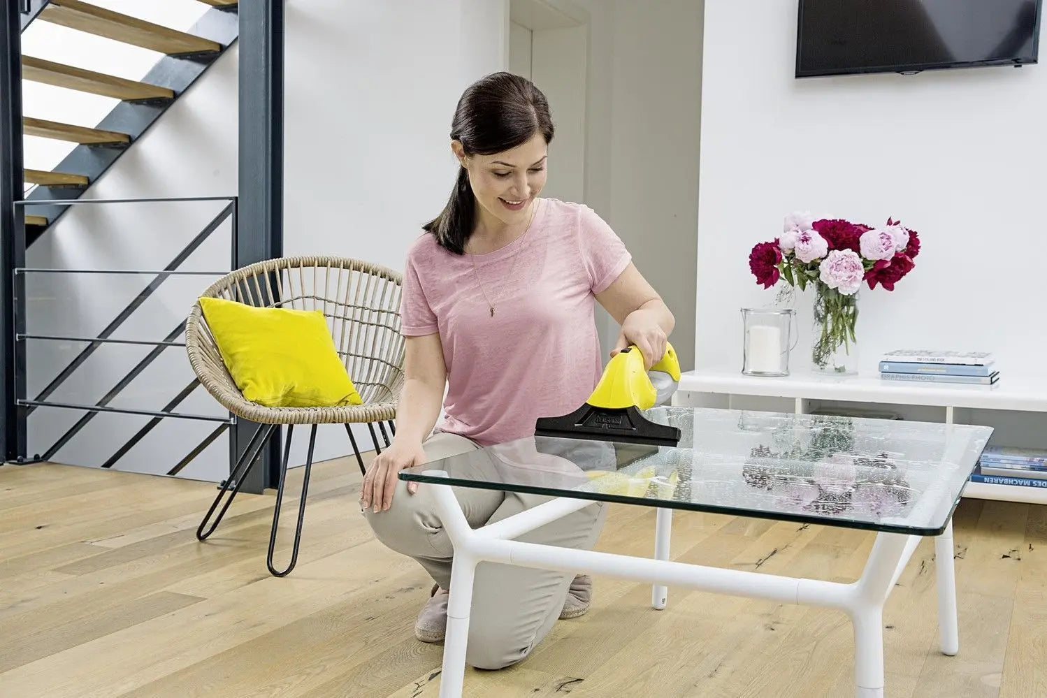 Nettoyeur de vitres Karcher WV1 + Karcher