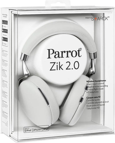 Parrot ZiK 2.0 by Philippe Starck Blanc - Casque audio Bluetooth Parrot
